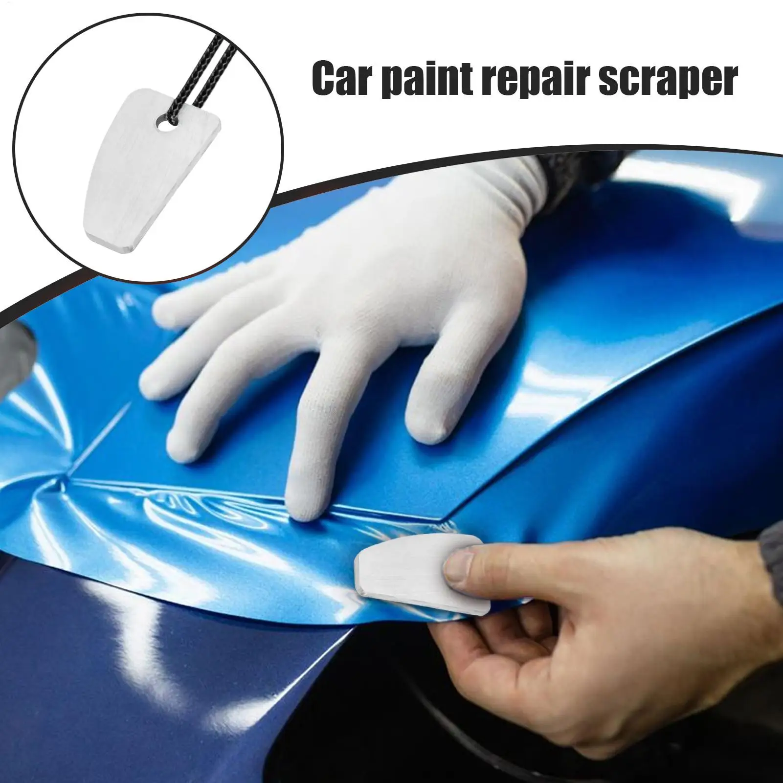 Car Paint Repair Scraper Portable Metal Stain Remover Car Paint Stain Sagging Remover For Truck Vehicle Pickup SUV Windshield