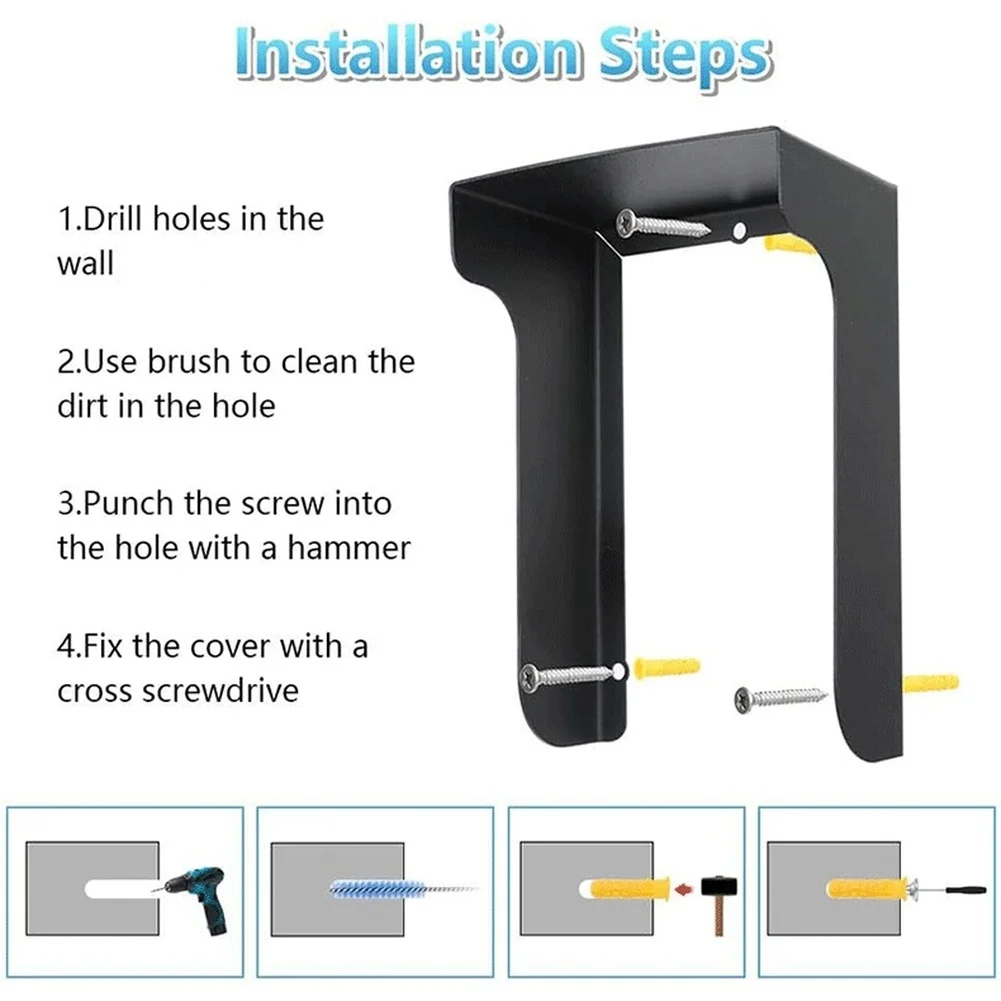 Engineered Metal Doorbell Cover for Blink Provides Balanced Shielding Against Rain Sun Glare and Temperature Extremes