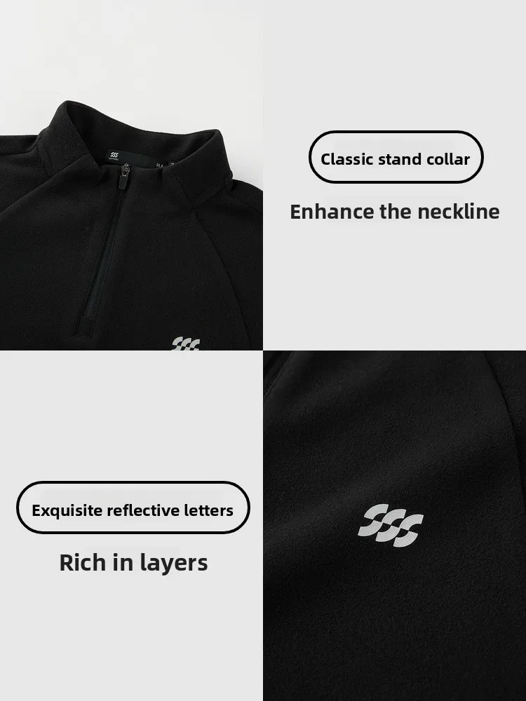 Fitn الرياضة يوم Brued هوديي المرأة Faion الخريف جديد Sle الوقوف طوق قميص مطبوع البوليستر دنة مزيج طويل Sve