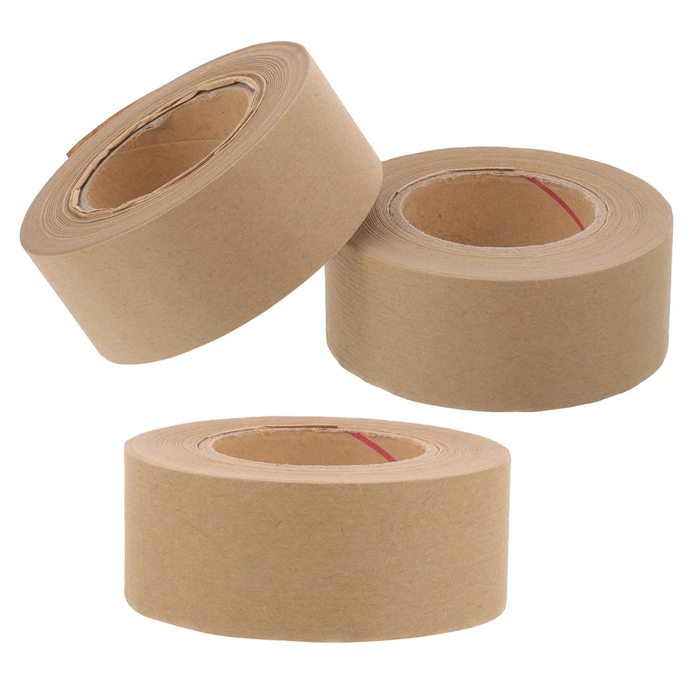 

3pcs 3 Rolls Water Activated Paper Tape For Framing Watercolor Mounting Durable Adhesion No Damage Preservation