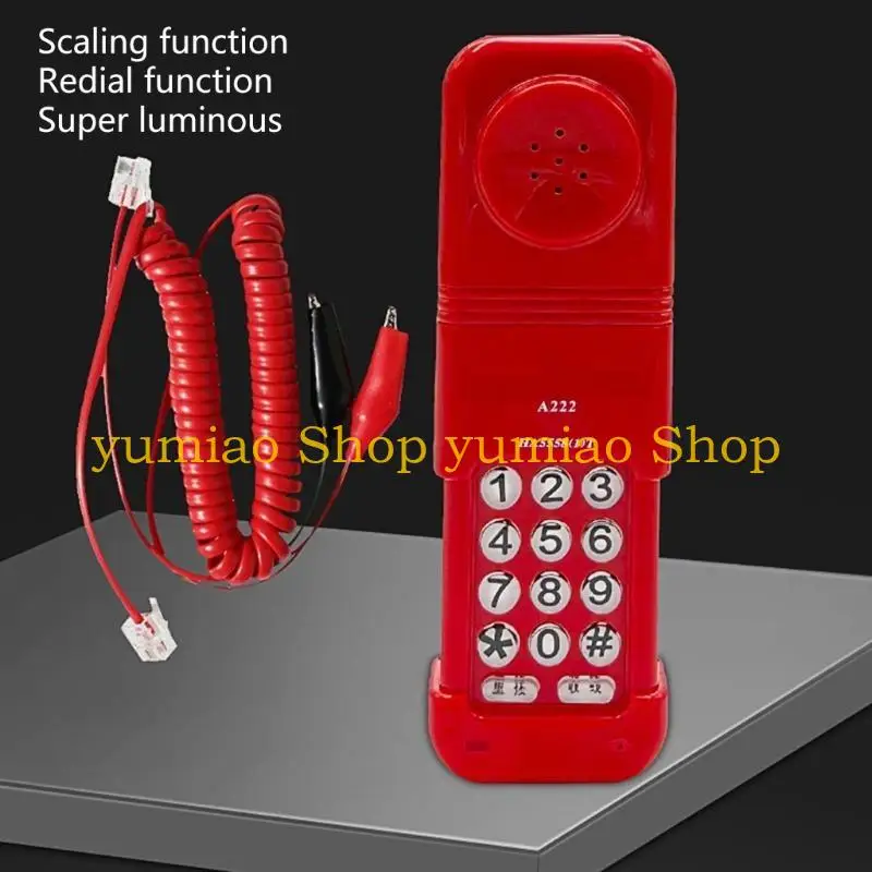 587B Desktop Telephone with Telescopic Cover Telephone Landline for Hotel Guest Room