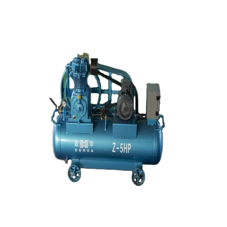 Z-5HP 4KW/5HP 380V/60HZ Portable Piston Air Compressor Manufacturer 0.618m3/min