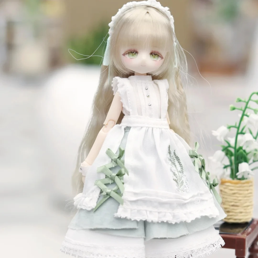 Momotale MJD 이동식 인형 1/8 BJD 인형 16cm 애니메이션 액션 피규어 장난감 공동 이동식 바디 생일 블라인드 박스 선물