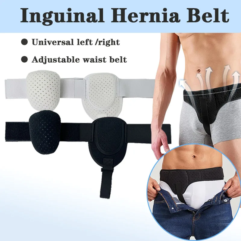 Hernia Belt Support Brace for Both Left and Right Side  Inguinal Sports Hernia Pain Relief Recovery Strap