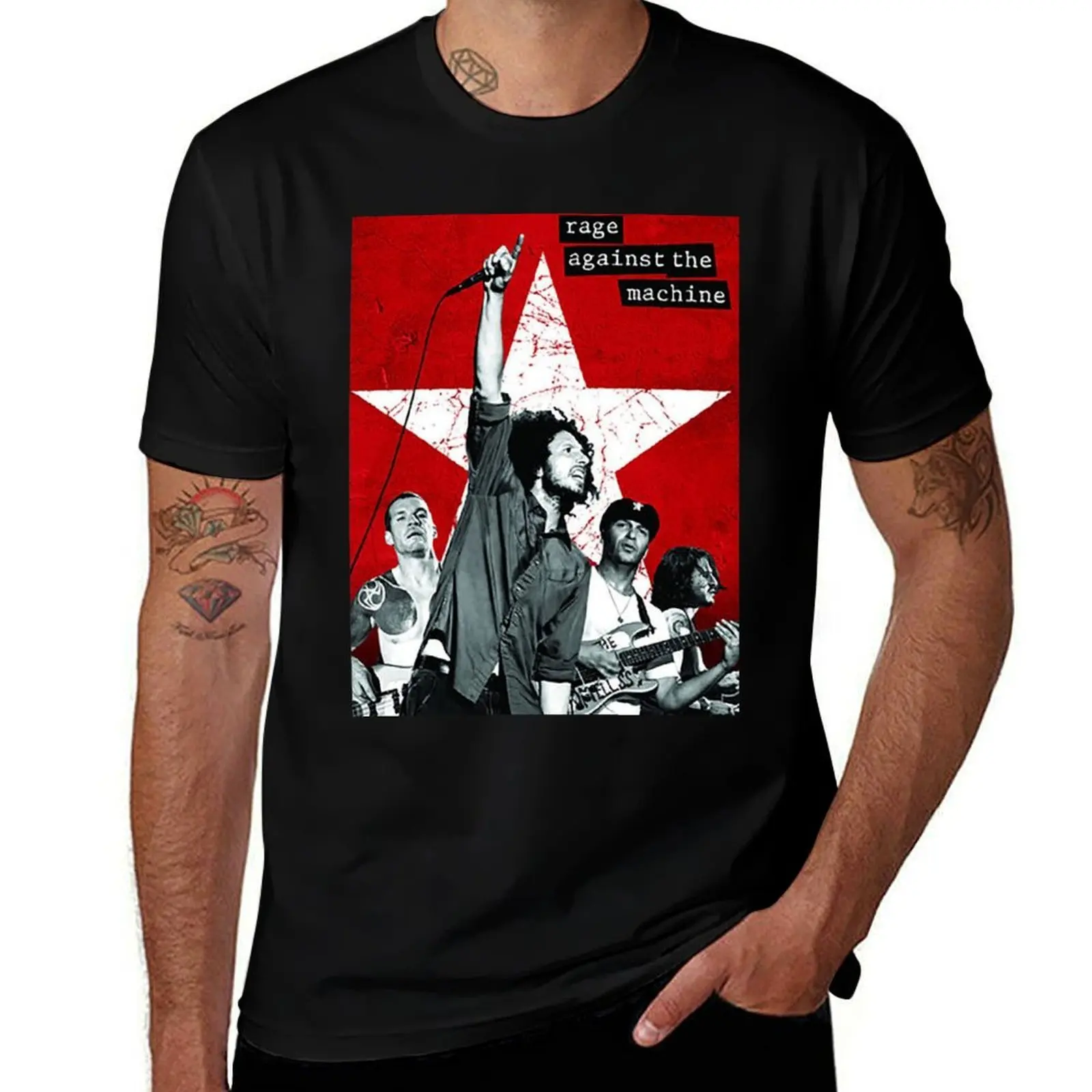 RAGE T-Shirt Fashion Graphic Tee for Men