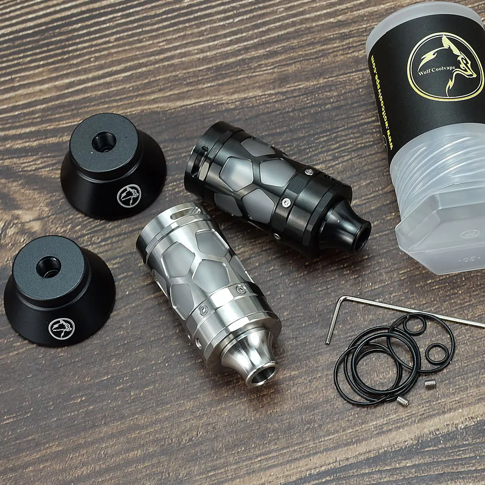 Taifun GT5 RTA 25mm Typhoon GTV Style Atomizer 6ml VAPE 316SS Vaporizer rta tank Atomizer vs Taifun gtr gt4 Vape Tank RTA