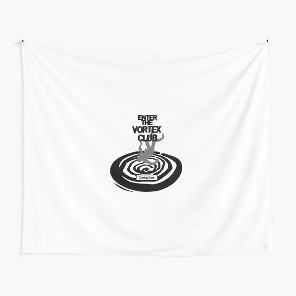 Enter The Vortex Club High Res  Tapestry Mat Decoration Living Blanket Hanging Bedroom Decor Colored Room Wall Home Travel Towel