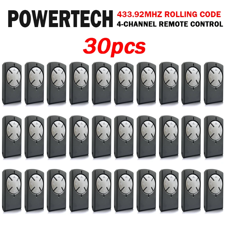 Special offer New Powertech PR1 PR2 PR4 Garage / Gate Remote Control 433.92MHz Powertech PR-2 4-Channel Command Transmitter Sale