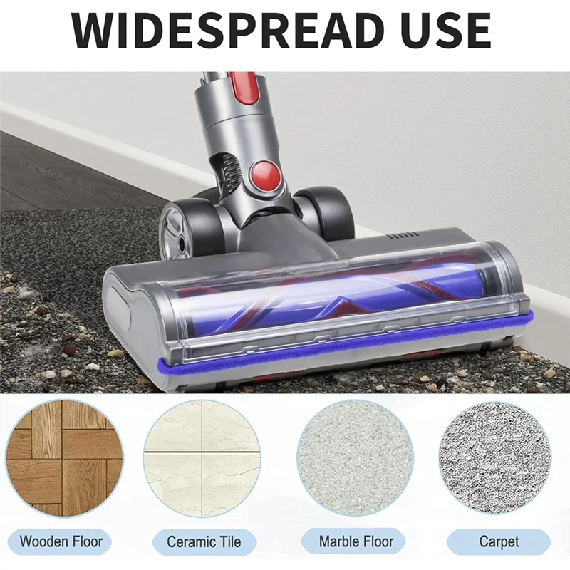 -ESTR استبدال رأس فرشاة المحرك المباشر سريع التحرير لـ Dyson V7 V8 V10 V11 V15 G5 لمرفق سجاد الأرضيات الصلبة