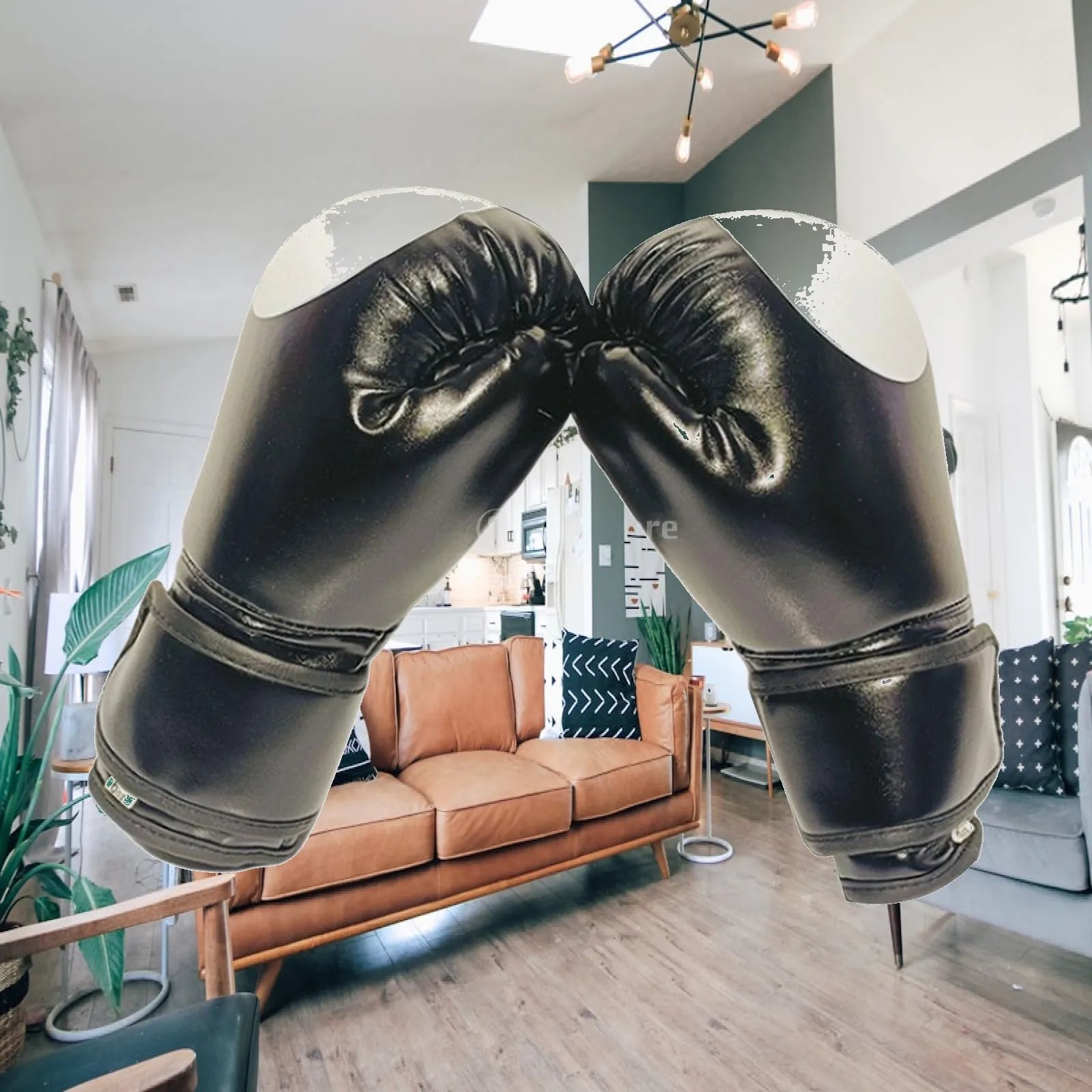 Kids Boxing Glove Training Sparring Gloves PU Leather and Sponge Foam Material