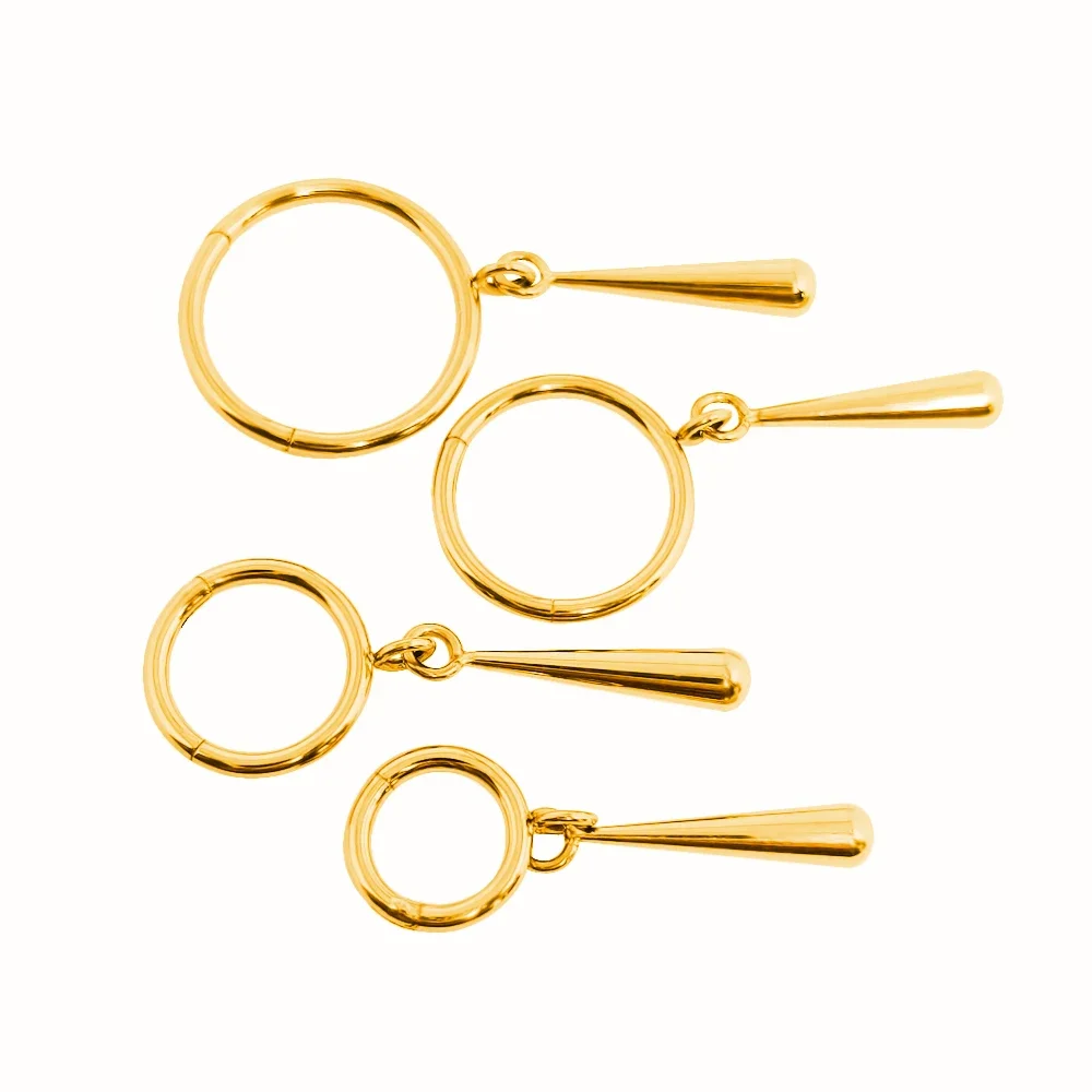 F136 Titanium Piercing Cartilage Nose Ring
