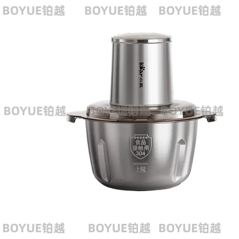 Compact Electric Meat Grinder Mini Food Processor Blender Multi Function Kitchen Appliance for Home Cooking Chopping Mixing
