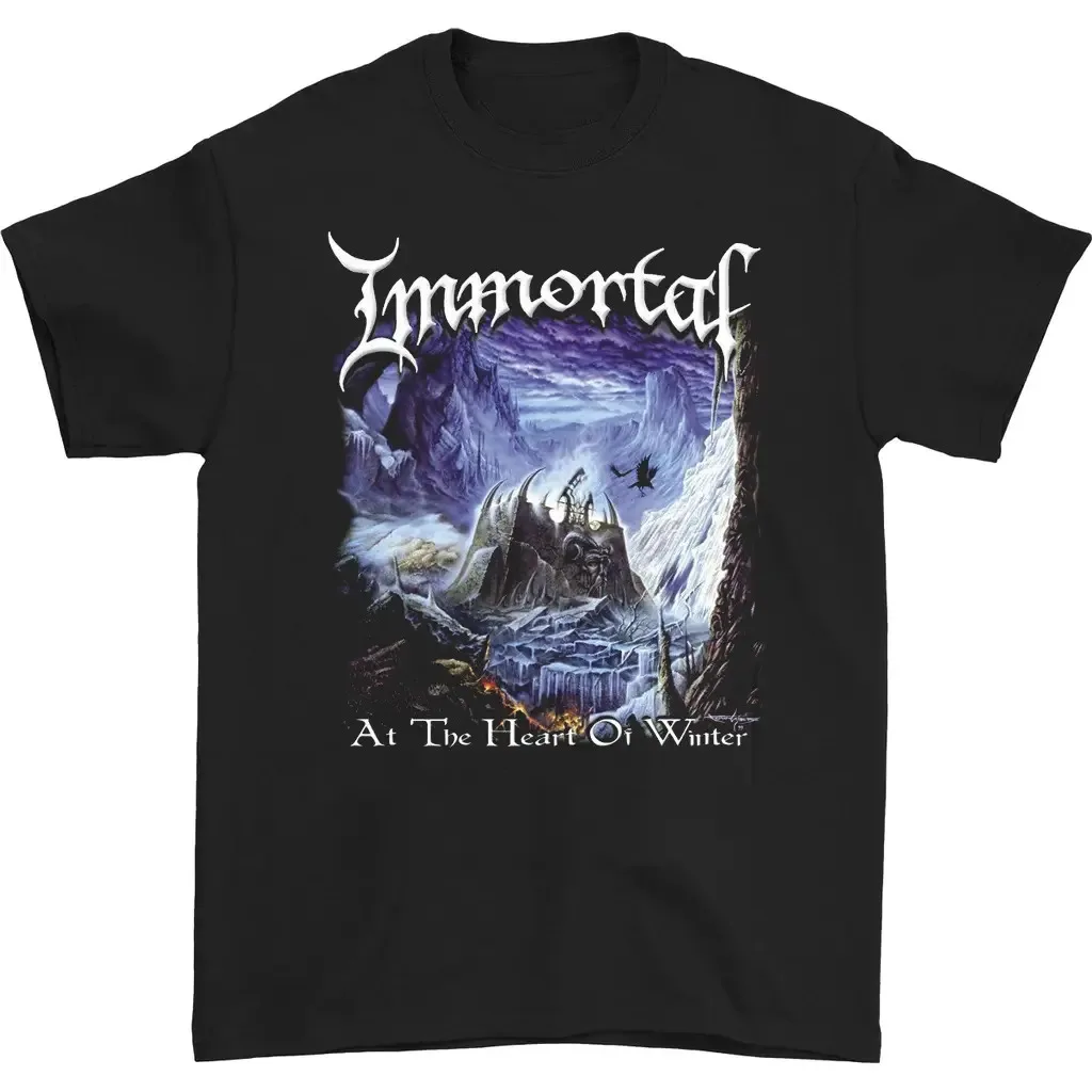 Immortal At The Heart Of Winter  Men T-shirt Black Tee S to 5XL GC2185