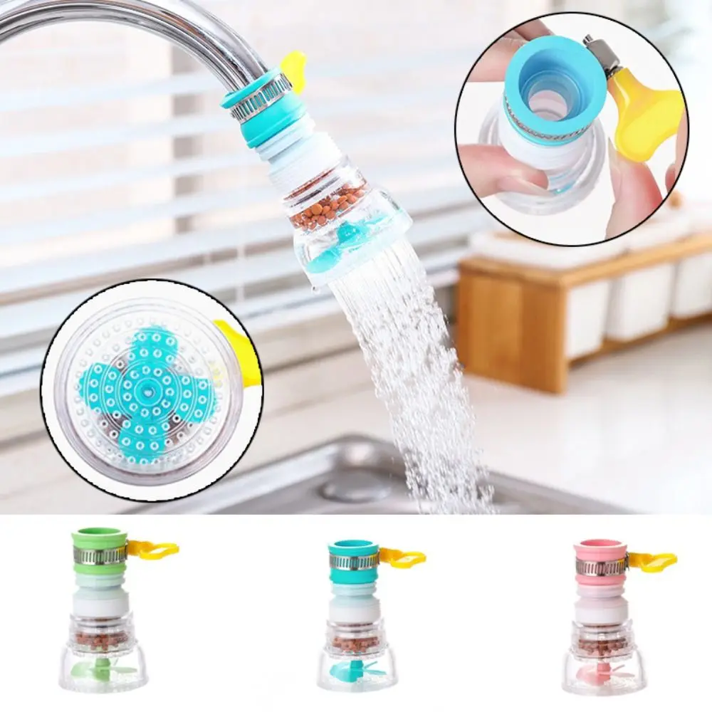 1Pcs 360 Degree Rotating Faucet Extension Shower Supplies Kitchen Shower Faucet Shower Filter Splash-proof Home Use Water Filter