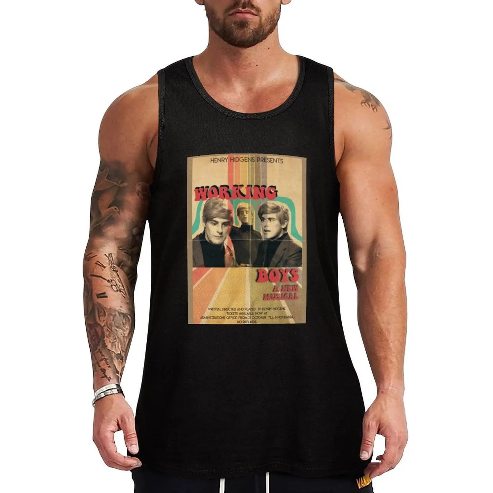 

Working Boys The Guy Who Didn’t Like Musicals Tank Top summer 2025 anime clothes Men's gym clothing
