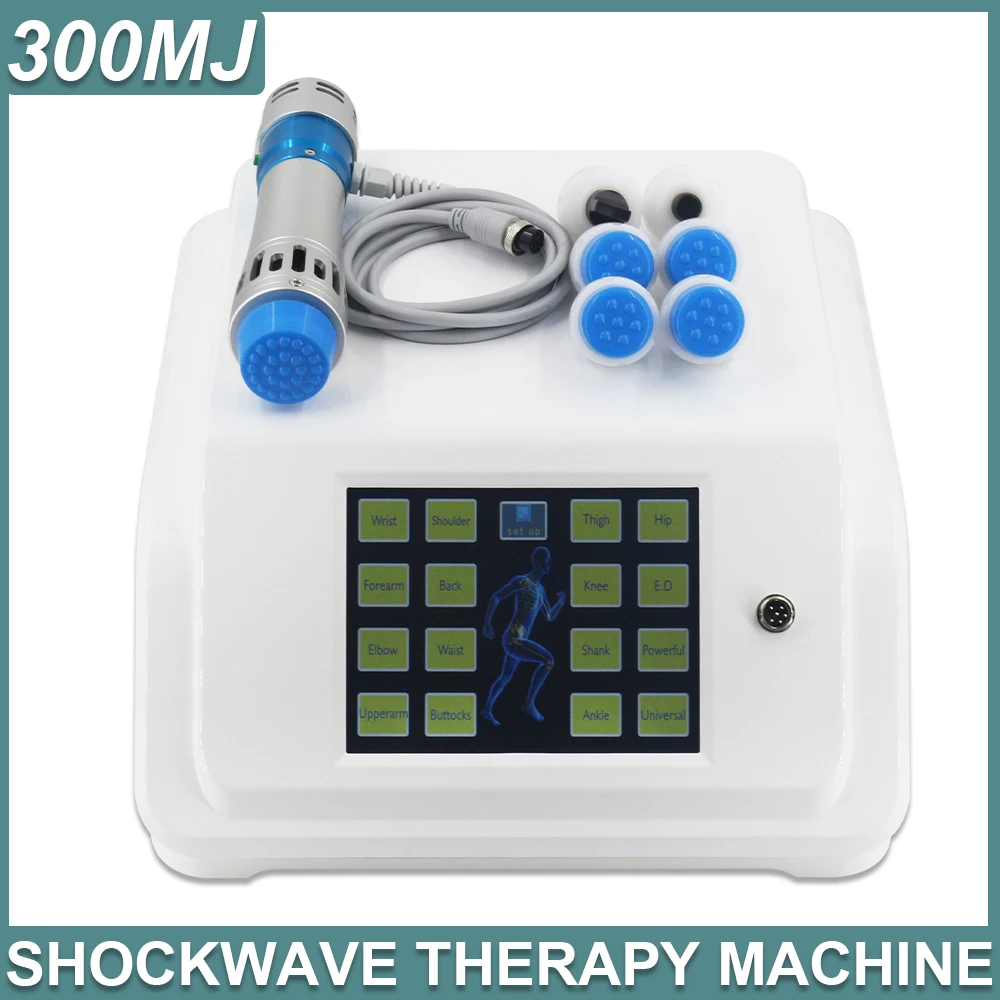 

300mj Shockwave Therapy Machine ED Treatment Physiotherapy Plantar Fascitis Relax Professional Shockwave Instrument Clinic Use