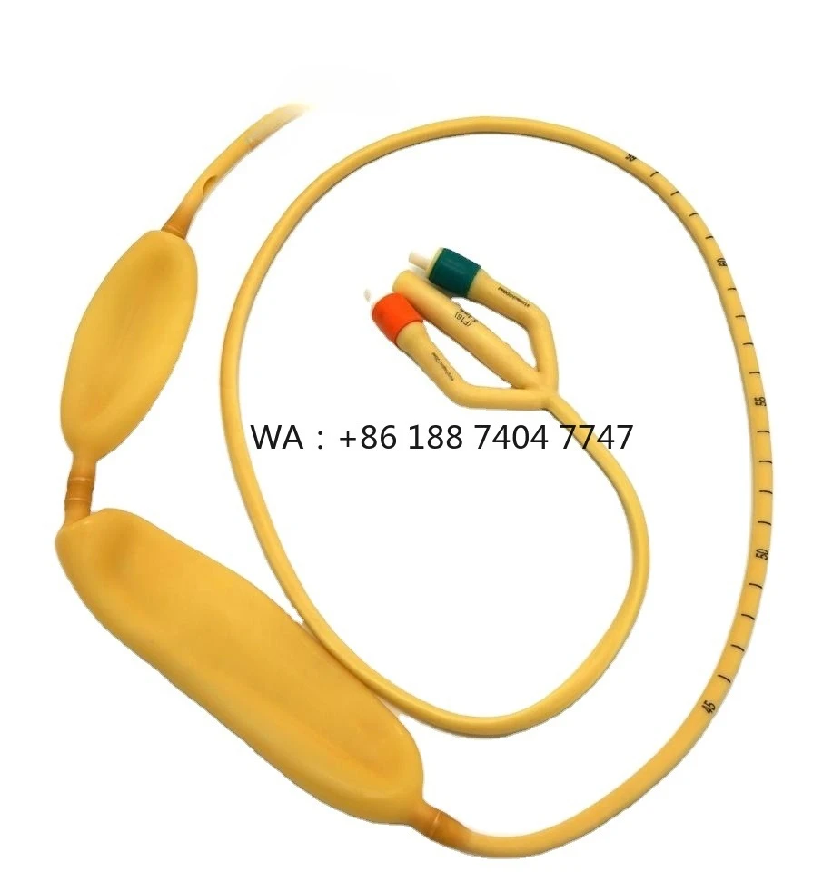 sonde-gastrique-certifiee-ce-pour-usage-chirurgical-catheter-en-latex-a-double-ballonnet-a-3-voies-avec-revetement-en-silicone-medical