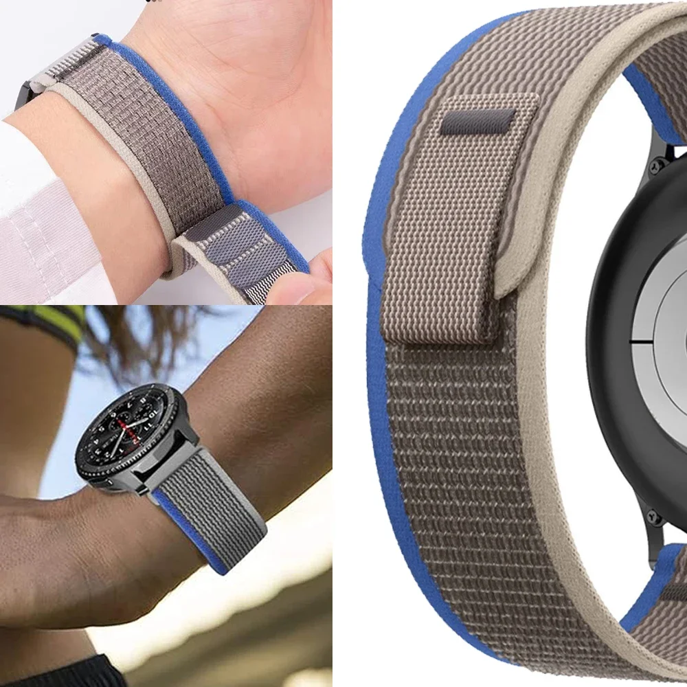 20mm 22mm Nylon Schleife Strap Für Garmin Vivoactive 4 5 Forerunner 255 265 Smart Uhr Band Austauschbare für Garmin Venu 3 2 Correa