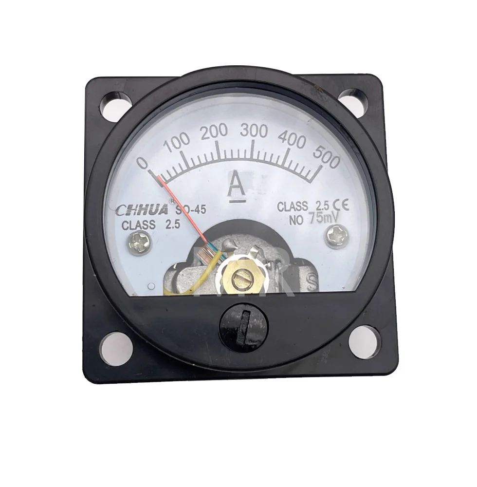 SO-45 DC Ammeter Analog Pointer Meter  Electrical Testing Current TesterDC1A2A3A5A10A15A20A30A