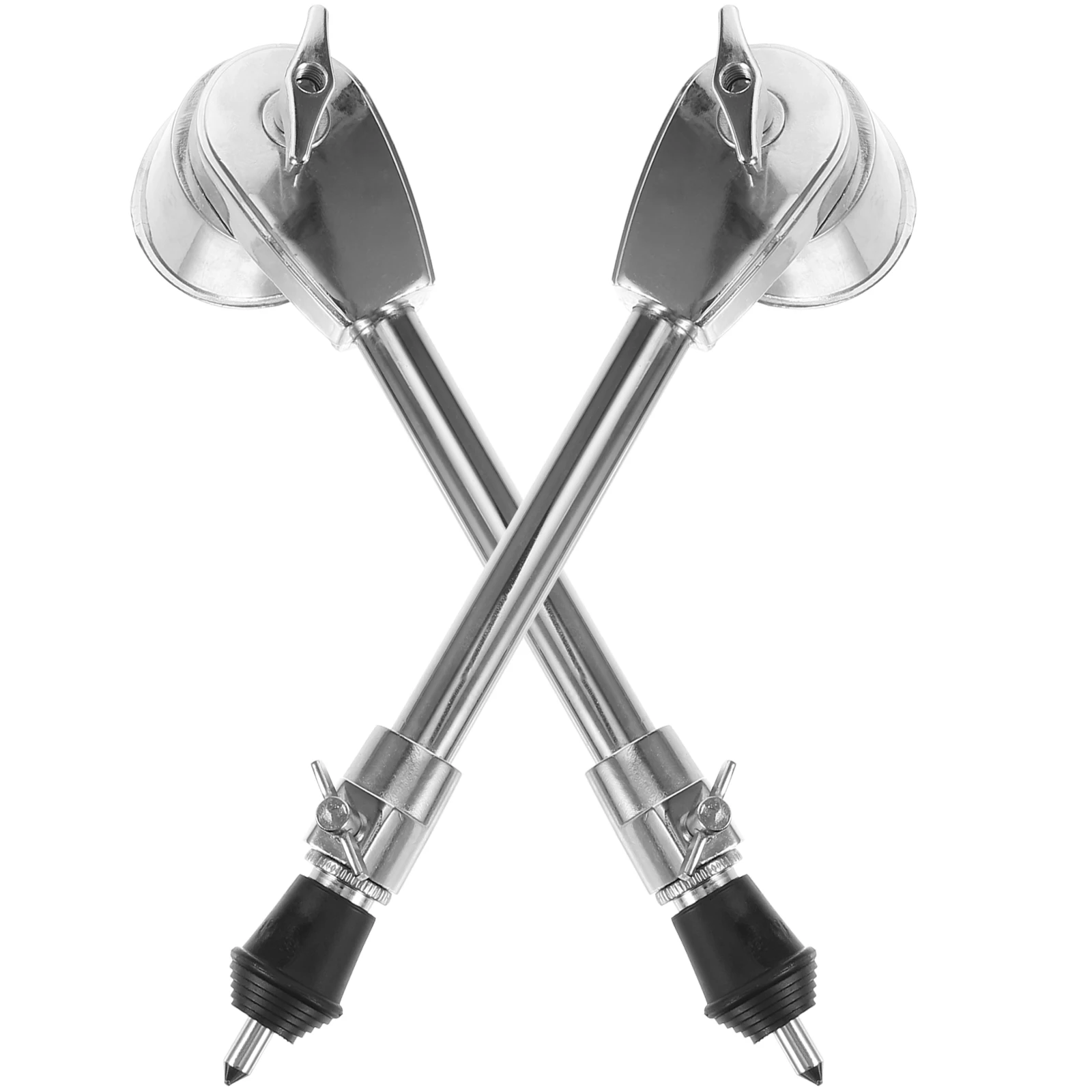 

2 Pcs Universal Drum Leg Accessories Floor Support Legs Metal Bass Replacement Parts