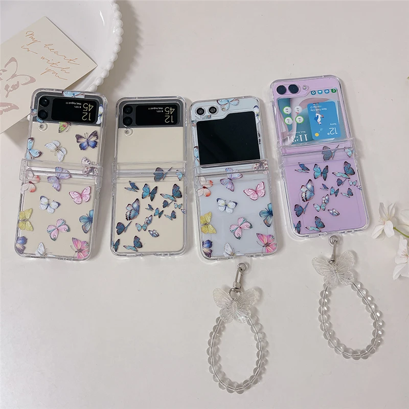 Etui na telefon Samsung Galaxy Z klapką 5 4 3 Stitch Hello Kitty Disney Toy Story Sanrio Kuromi Edge etui na tył