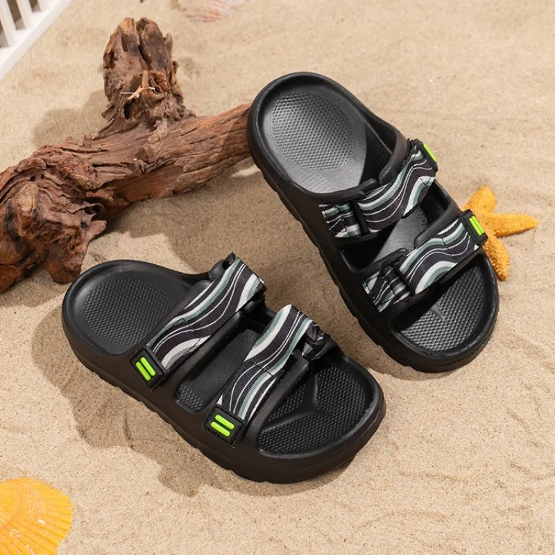 Summer Kids Sandals Garden Shoes Boys Girls Slides Slippers Outdoor Children Beach Swimming Pool Sandals Non-slip Water Shoes