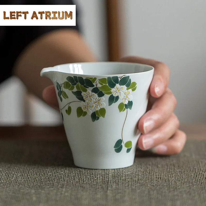

Pitcher Tea Pot Male Cup Ceramic Handmade Tea Pitcher Thin Tire Tea Pitcher Vintage Tea Ceremony Accessories Tea Infuser Chahai