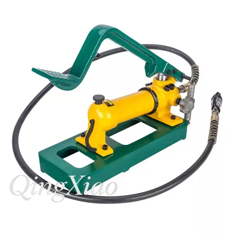 Industrial Ultra High Pressure Manual Hydraulic Pump Two Stage Flow Quick Oil Displacement For Hydraulic Air Compressors Tool