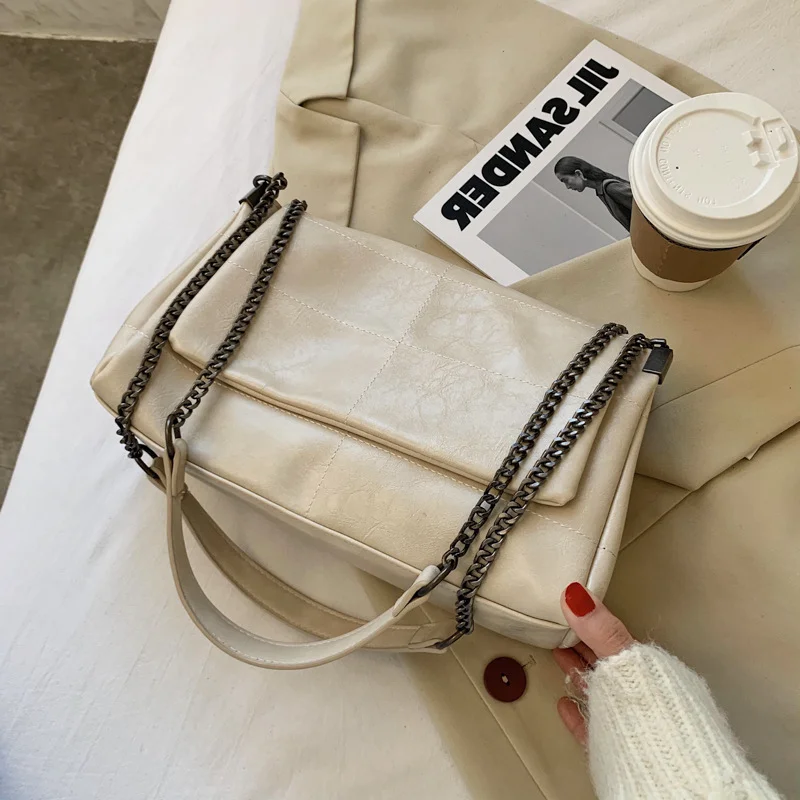 Leather Messenger Bag Handbags For Women's Versatile Purses Shoulder Luxury Crossbody High Quality Casual Exquisite Highcapacity