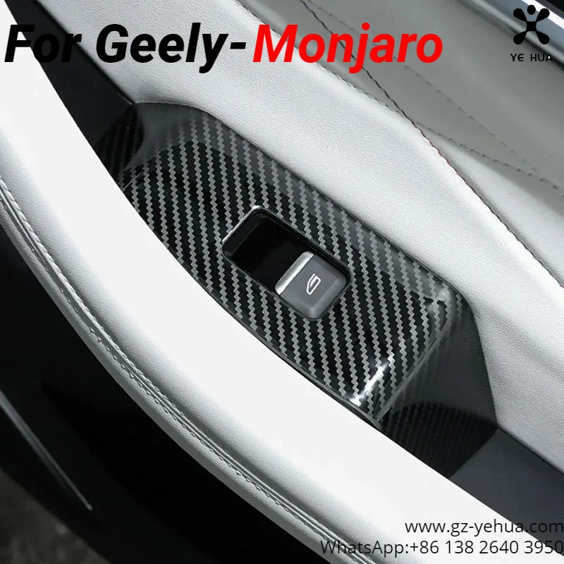 

Для GEELY Monjaro Manjaro Xingyue L KX11 2022 2023, наклейка на панель управления окном, наклейка на автомобильные аксессуары
