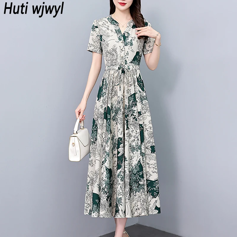 خمر Bodycon الشيفون الأزهار بوهو شاطئ فستان الشمس 2025 عادية الأخضر ليلة ميدي فستان المرأة أنيقة حفلة فاخرة حفلة موسيقية فستان طويل