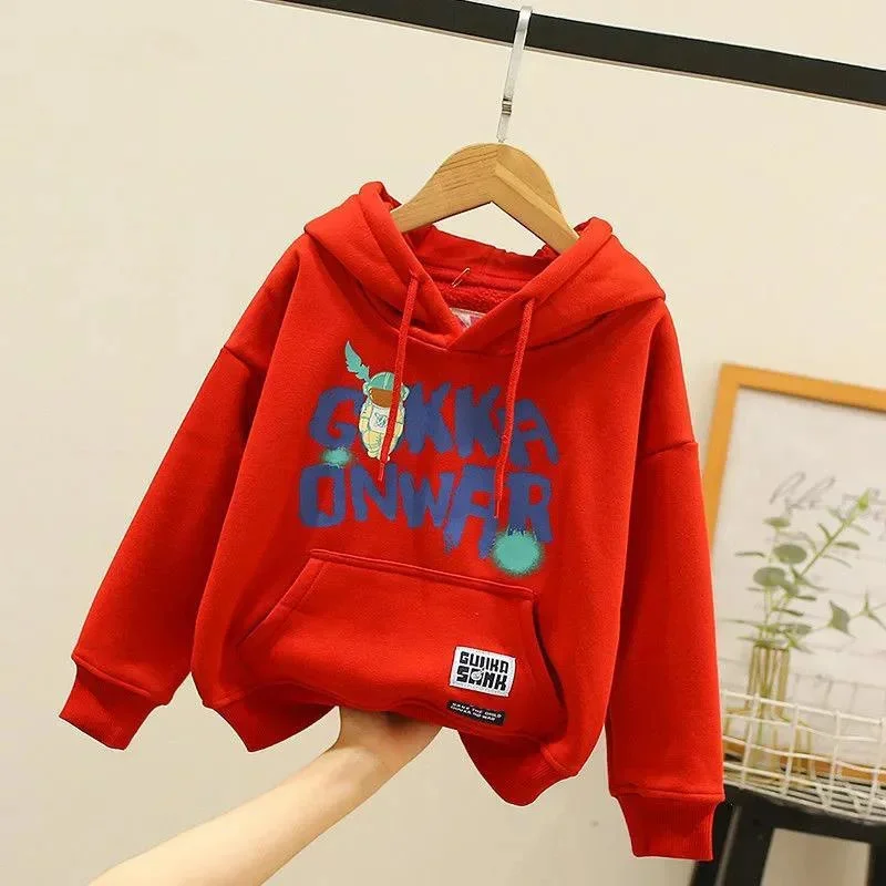 Hoodies Sweatshirts Girls Cotton Tops Overcoat Outwear 2025 Yellow Spring Autumn Windproof Kids Christmas Gift Children's Clothi