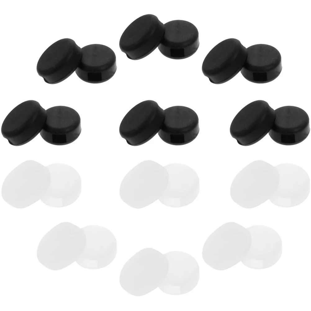 

24 Pcs Glasses Anti-slip Covers 12 Pairs Black White Silicone Holders Ear Grips Non-slip Retainers Daily Wear for Sports