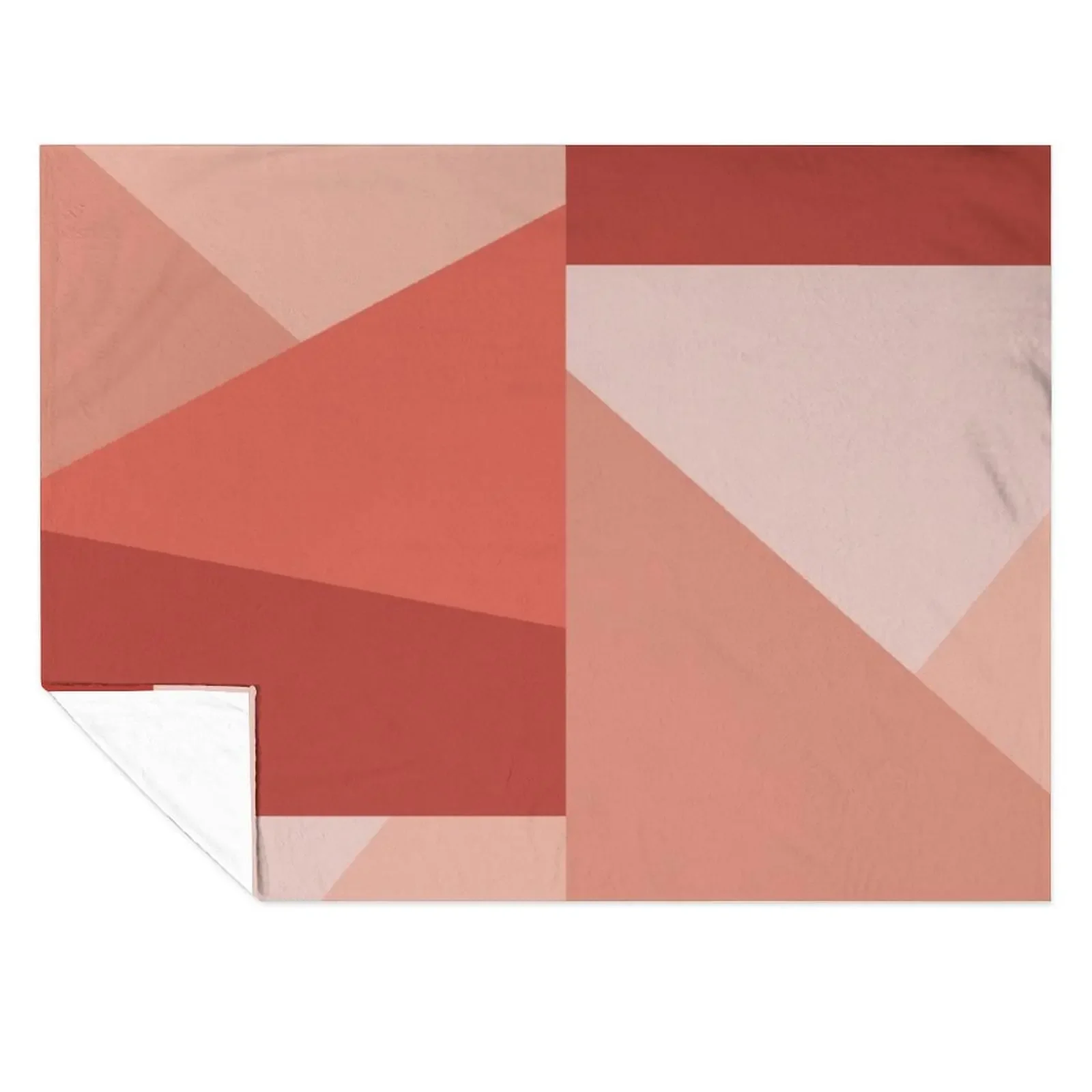 

Abstract shapes - shades of oranges Throw Blanket Soft Beds Cute Plaid christmas decoration Beach Blankets