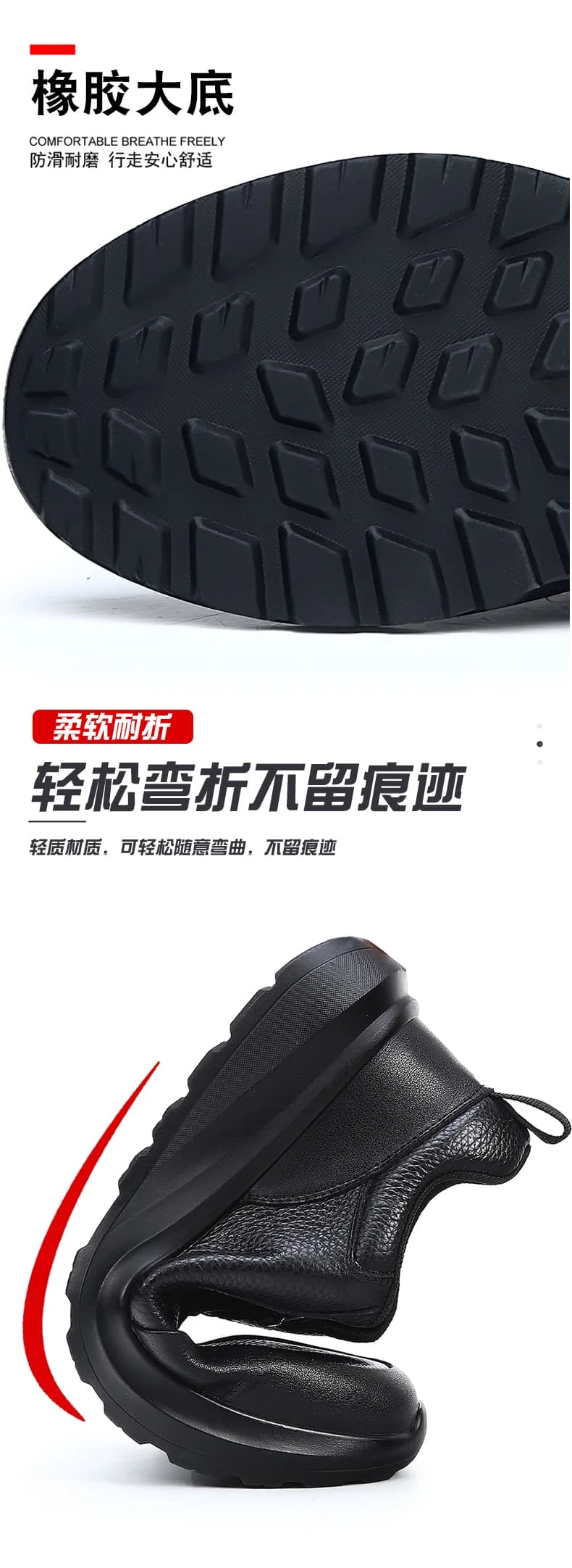 Sportliche Freizeitschuhe für Herren mit Automatikschnallen, bequeme Pendler-Schuhe, mehrlagiges Rindsleder, höhenvergrößerndes Innendesign – Detail 11
