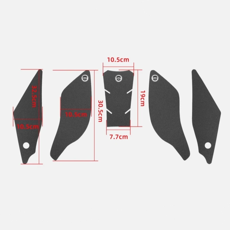 Adesivos para tanque de combustível de motocicleta YAMAHA R1 2020-2022, adesivos de espinha de peixe, antiderrapantes e resistentes ao desgaste