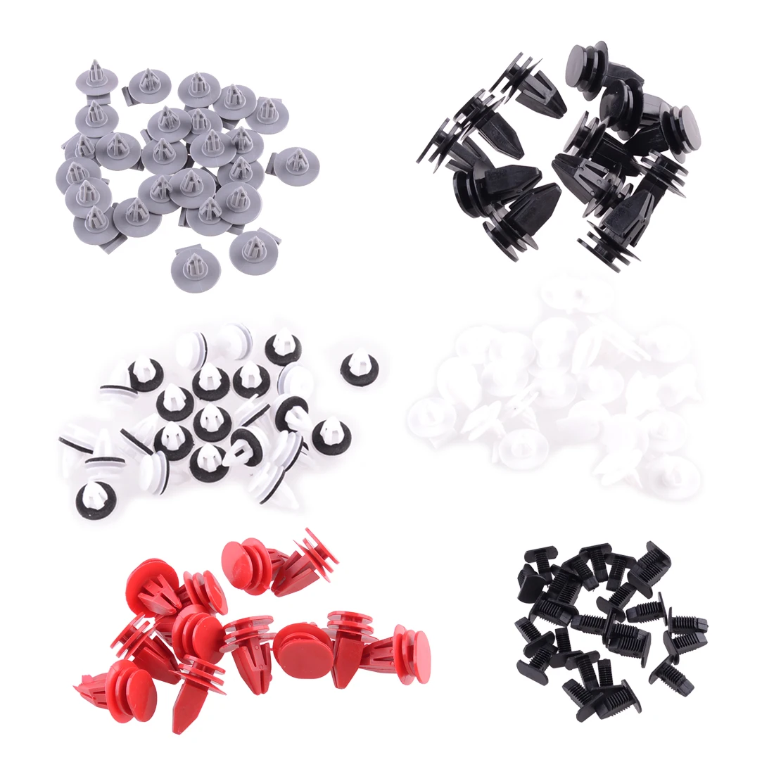 123pcs Wheel Arch Trim Bumper Side Door Fastener Clip Fit for BMW Mini Cooper R50 R52 R56 R53 Car Accessories