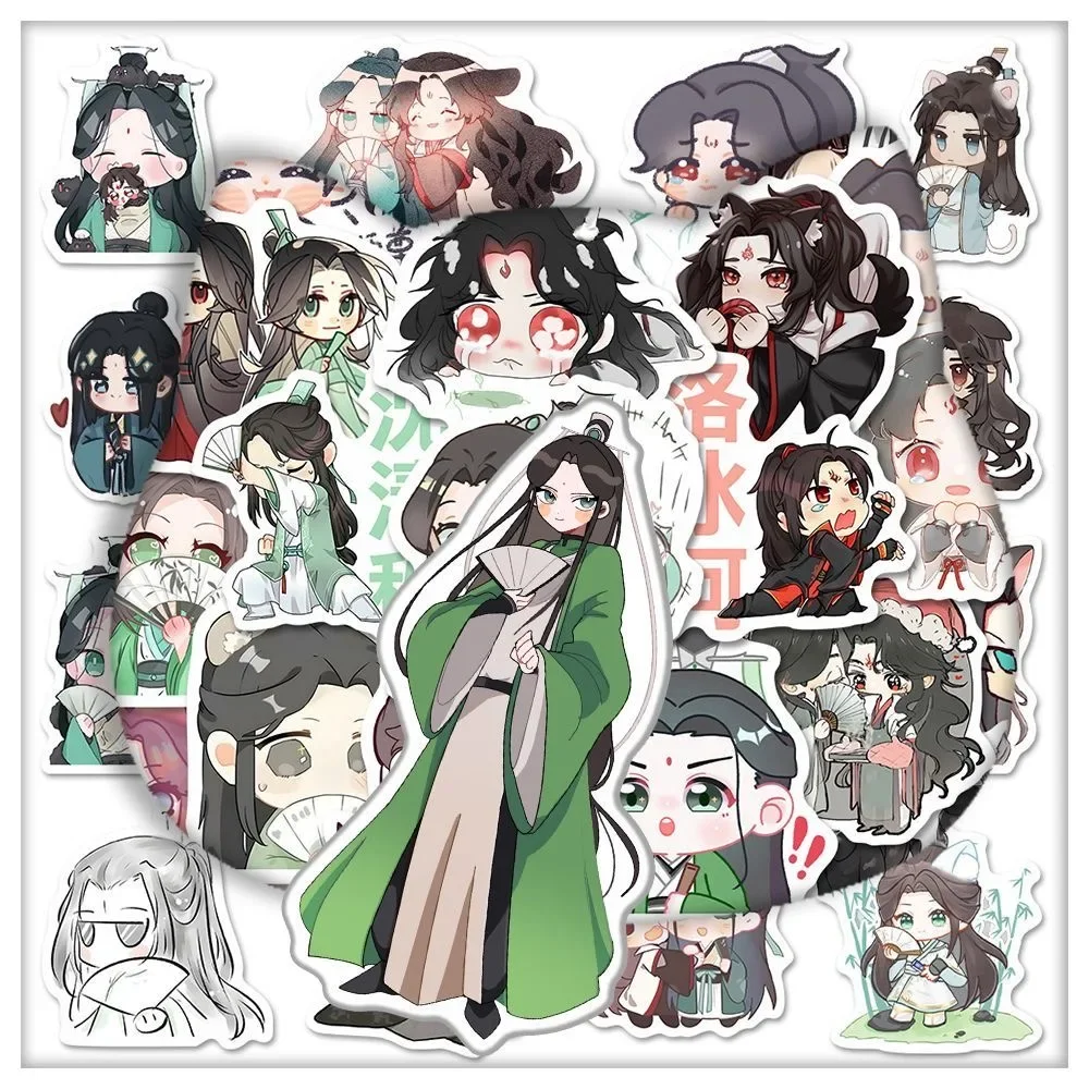 

50 шт./компл. Scumbag злодей система самопомощи гуманоидные наклейки Shen Qingqiu Luo Binghe материалы для ручного счета Pad мобильный телефон DIY