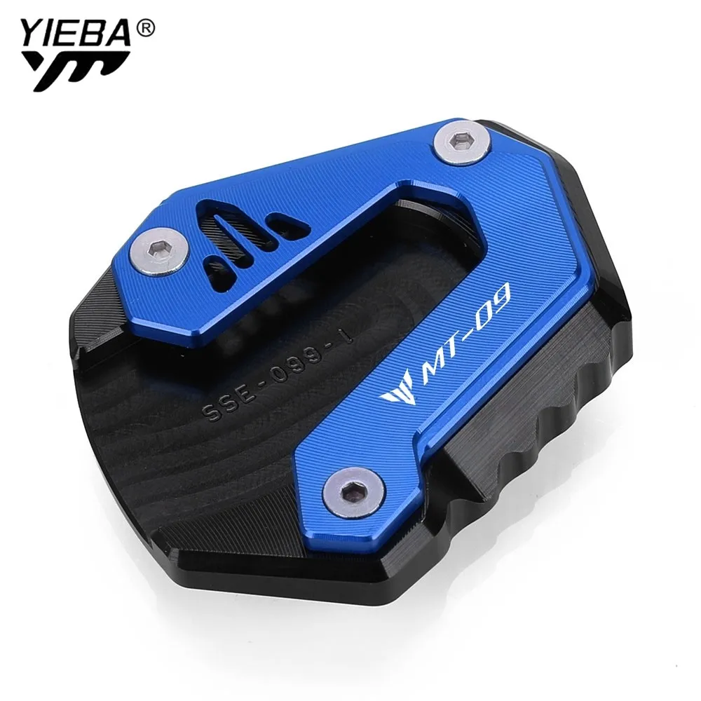 

Motorcycle Kickstand Side Stand Extension Pad Enlarger Plate For Yamaha MT09 Y-AMT MT 09 MT-09 SP FZ09 MT 07 09 MT07 2015-2025