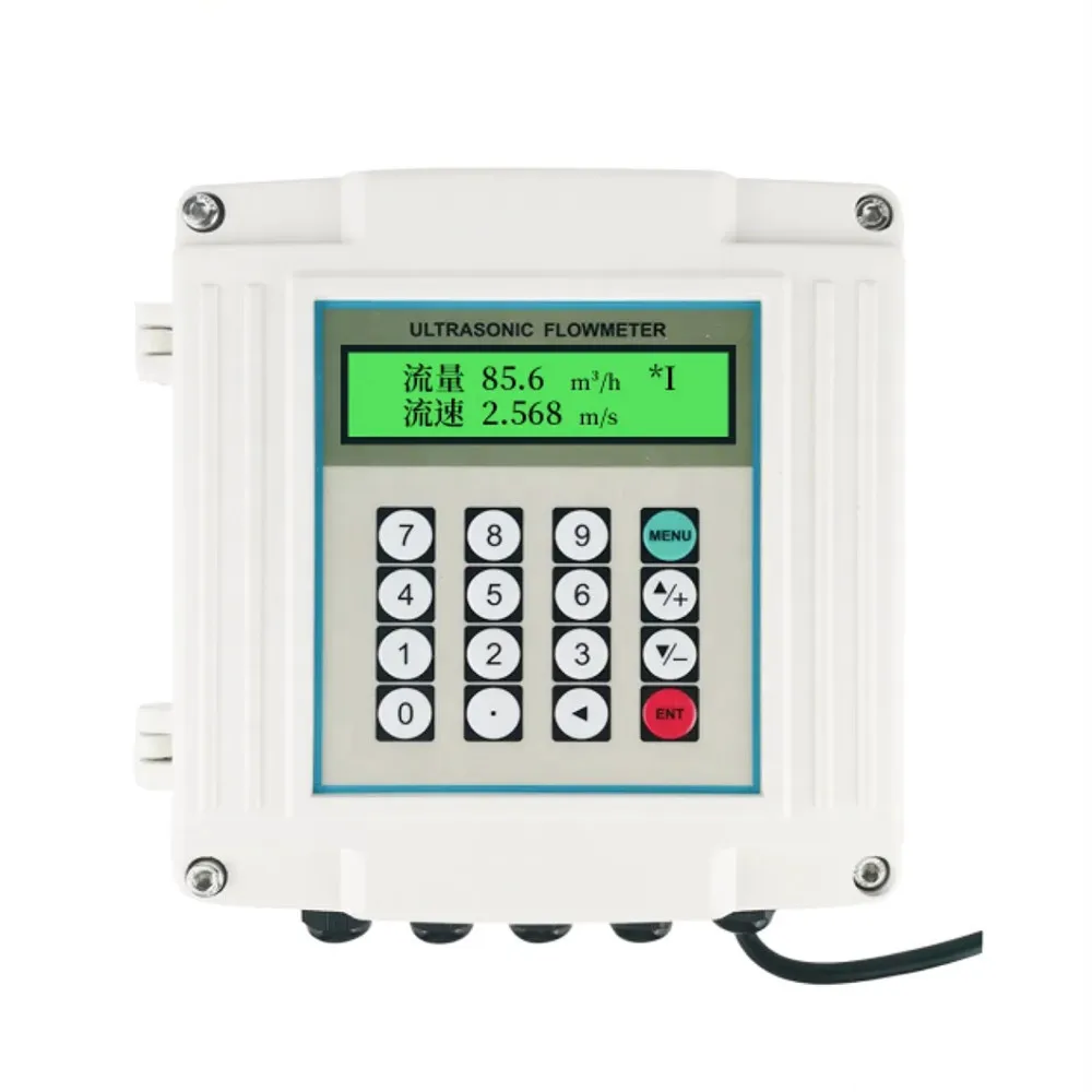 TUF-2000SW Ultrasonic Flow Meter TS-2/TM-1/TL-1 Sensor Liquid Flow Meter Wall-Mounted 4-20mA ModBus RS-485 Protocol Flowmeter