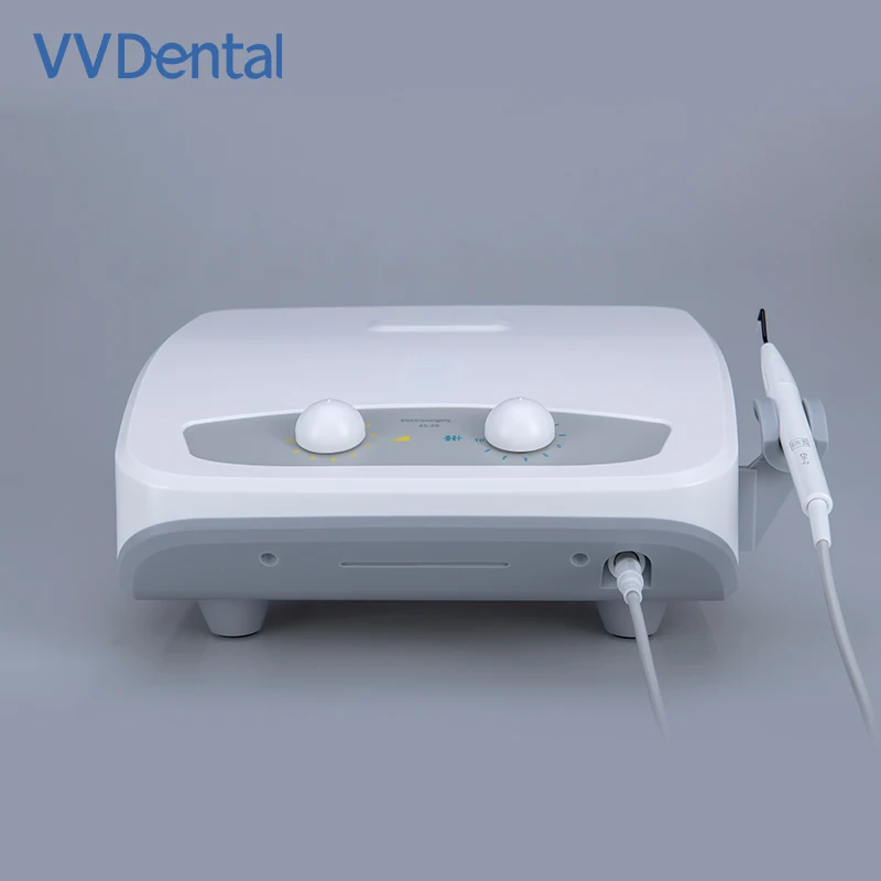 VV Dental Electrosurgical Unit Portable Electricity Knife Unit High Frequency Dentisty Electrosurgery System with 7pcs Tips