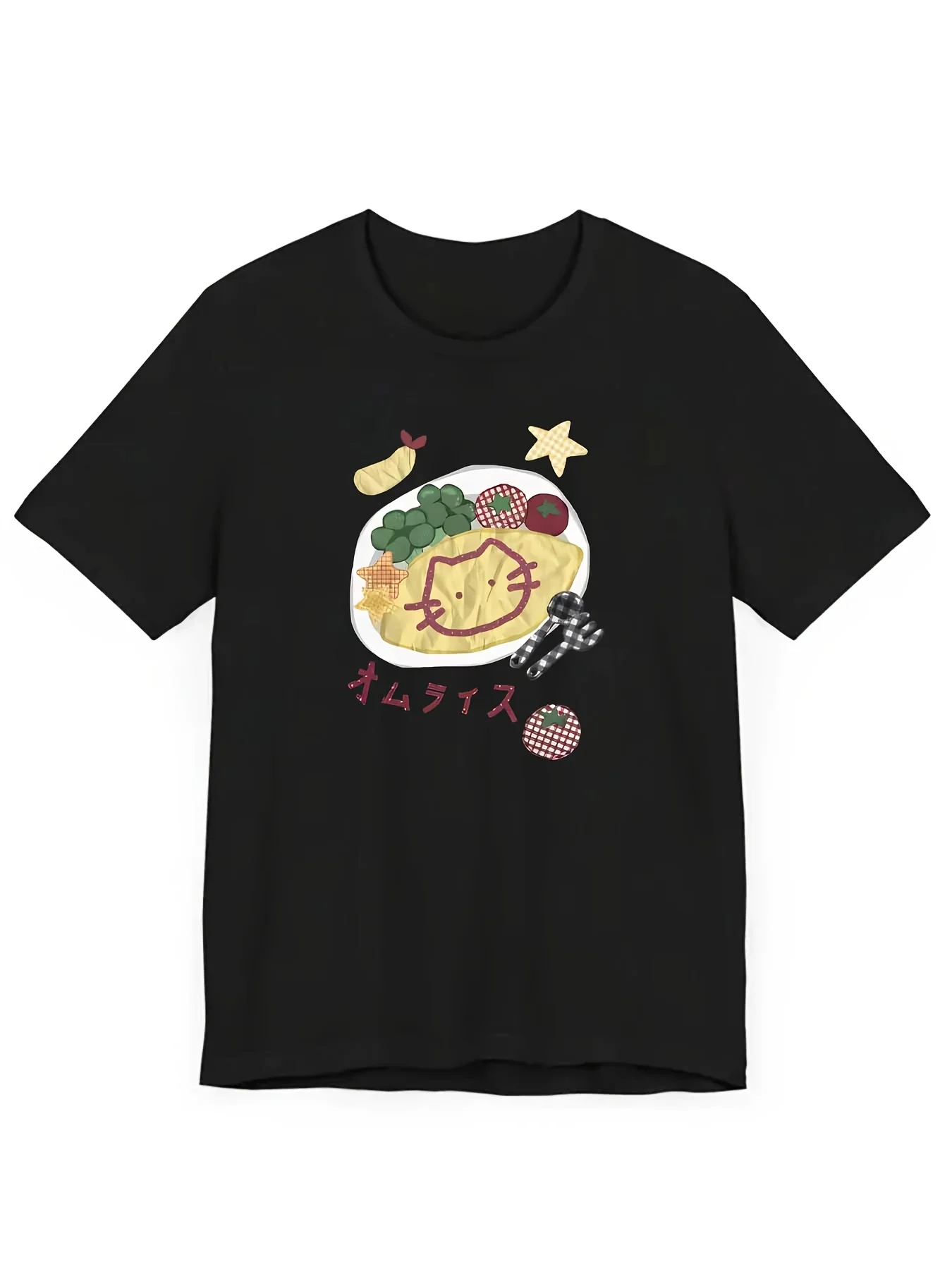 2026 Summer New Women T-shirt Quirky Cartoon Cat Japanese Doodle Printed Clothing Funny Comfortable Home Comfortable Y2k Tops