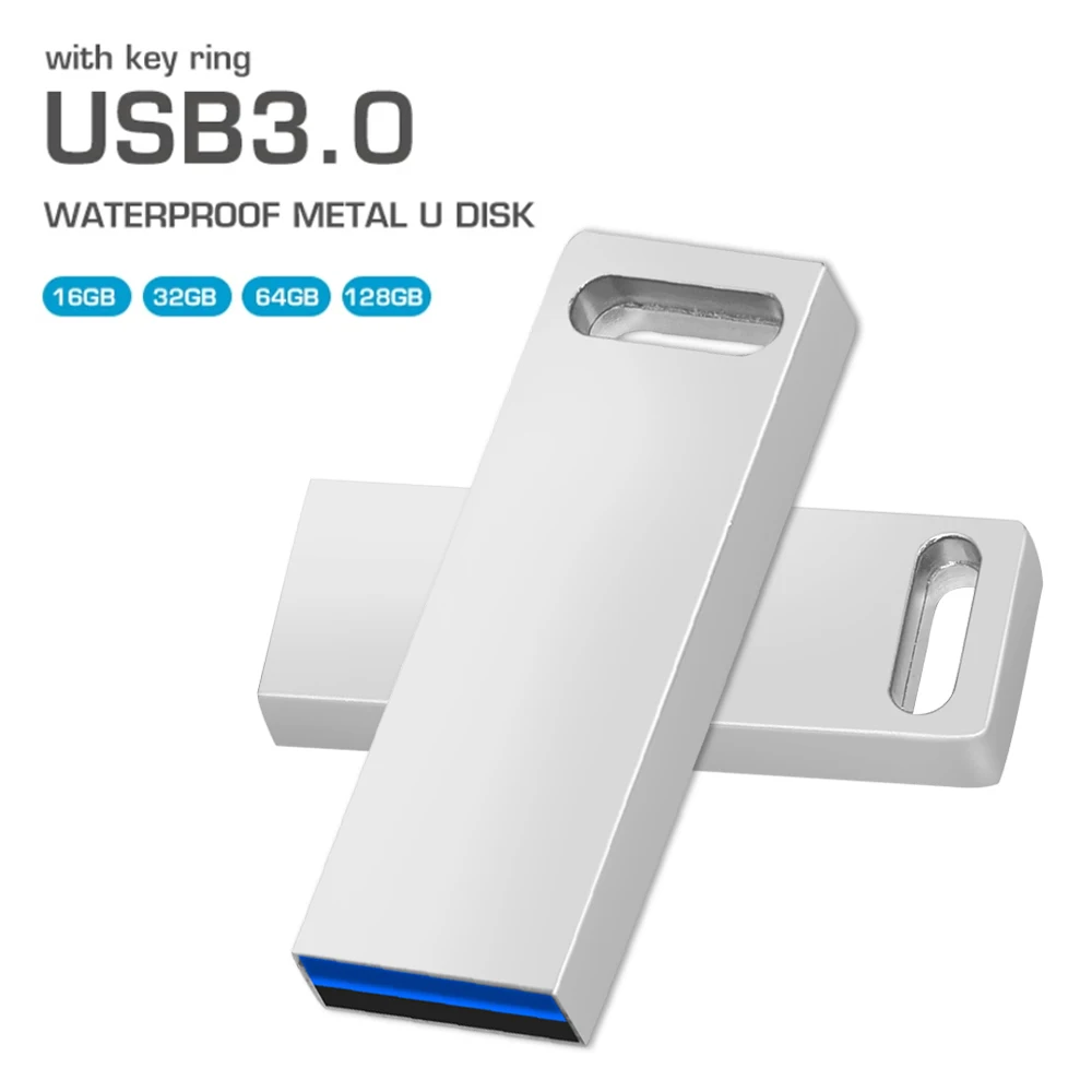 USB3.0 Flash Drives Pendrive 128gb флешка usb pen drive 64gb 32gb 16gb 8gb metal USB 3 0 stick high speed usb flash