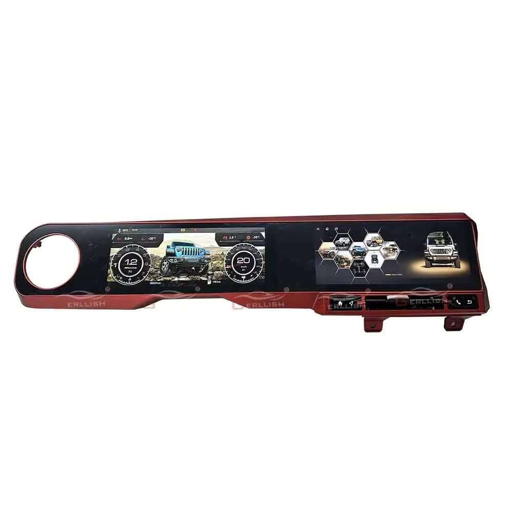 Digital Cluster Virtual Cockpit Car Multimedia Player For Jeep Wrangler J-MAX JL Jeep Wrangler 4xE Wrangler Rubicon 4xe