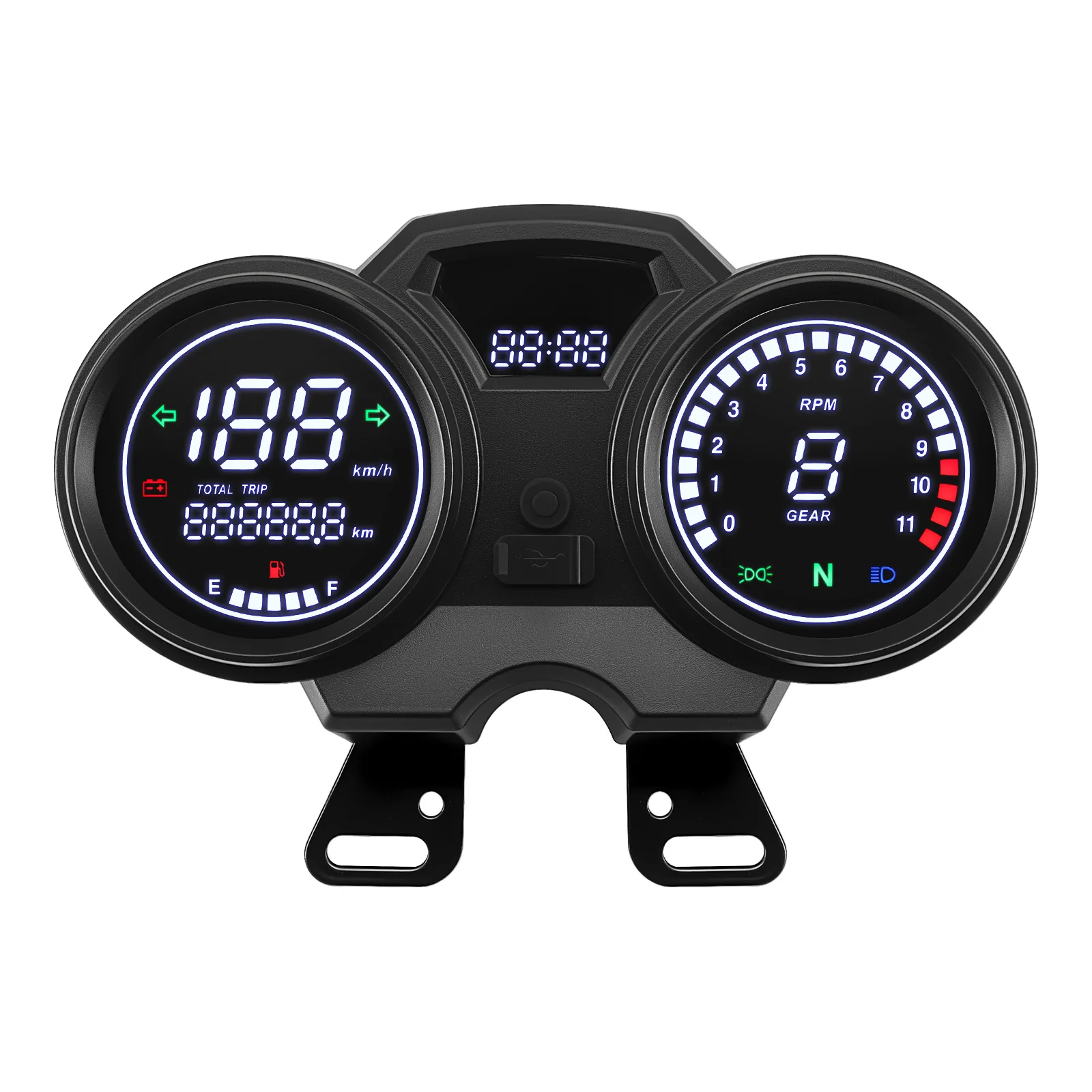 AD عداد سرعة لدرجة نارية لوحة القيادة تعديل الملحقات الرقمية أداة الجمعية شاشة عرض إلكترونية ل 150Gato