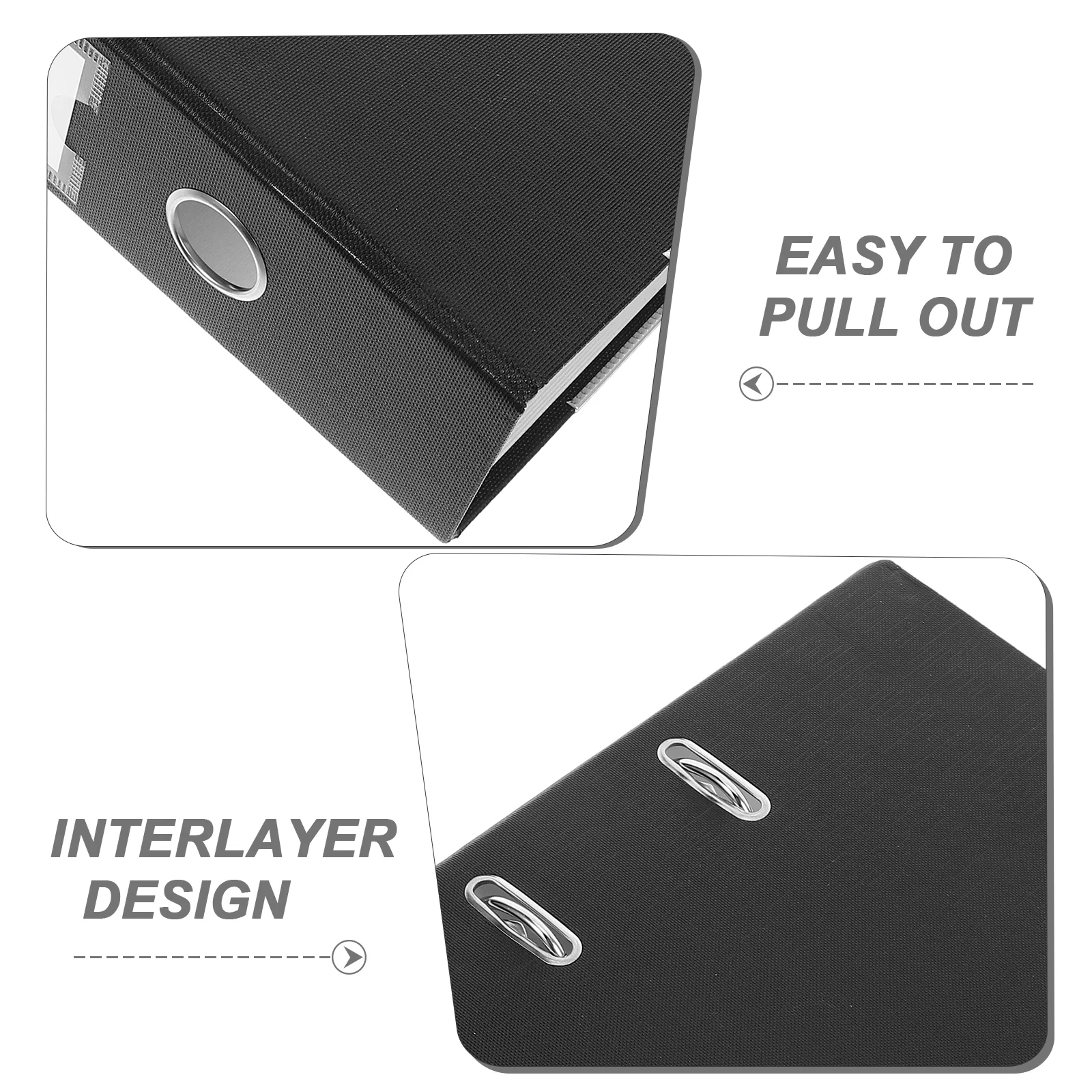 Levier Arch File Folder, Reliure Clips, Office Folders, Document EvaluPunch Hole Face