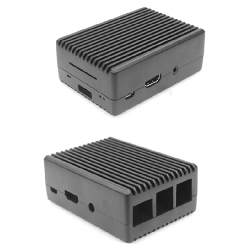 Highly Recommended For Raspberry Pi 3B/3B+ Pi Aluminum Alloy Shell Cooling Metal Case For Pi Raspberry 3B Heat Sink