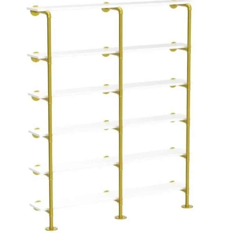 Cross-border industrial style indoor bedroom study wall hanging storage multi-layer space storage bookshelf storage
