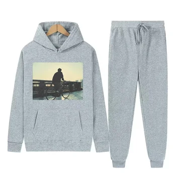 סט הודי ומכנסיים קז'ואל לגברים...