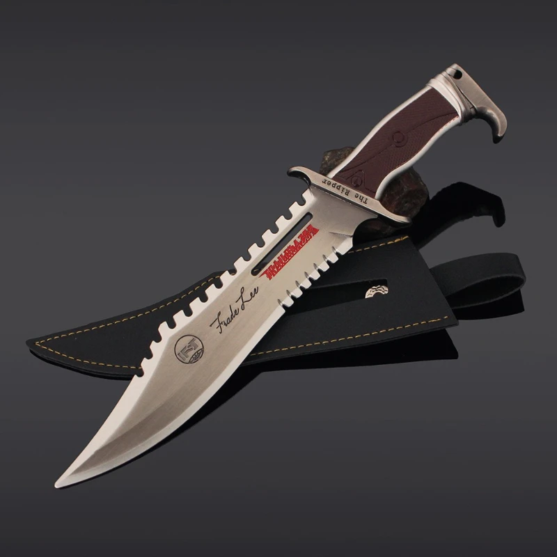 22 cm/11.81in Arena Breakout Periferiche di gioco Coltello da allenamento Lama pesante Nepal Pugnale Arma in metallo Modello da collezione Ragazzo Regalo Giocattolo